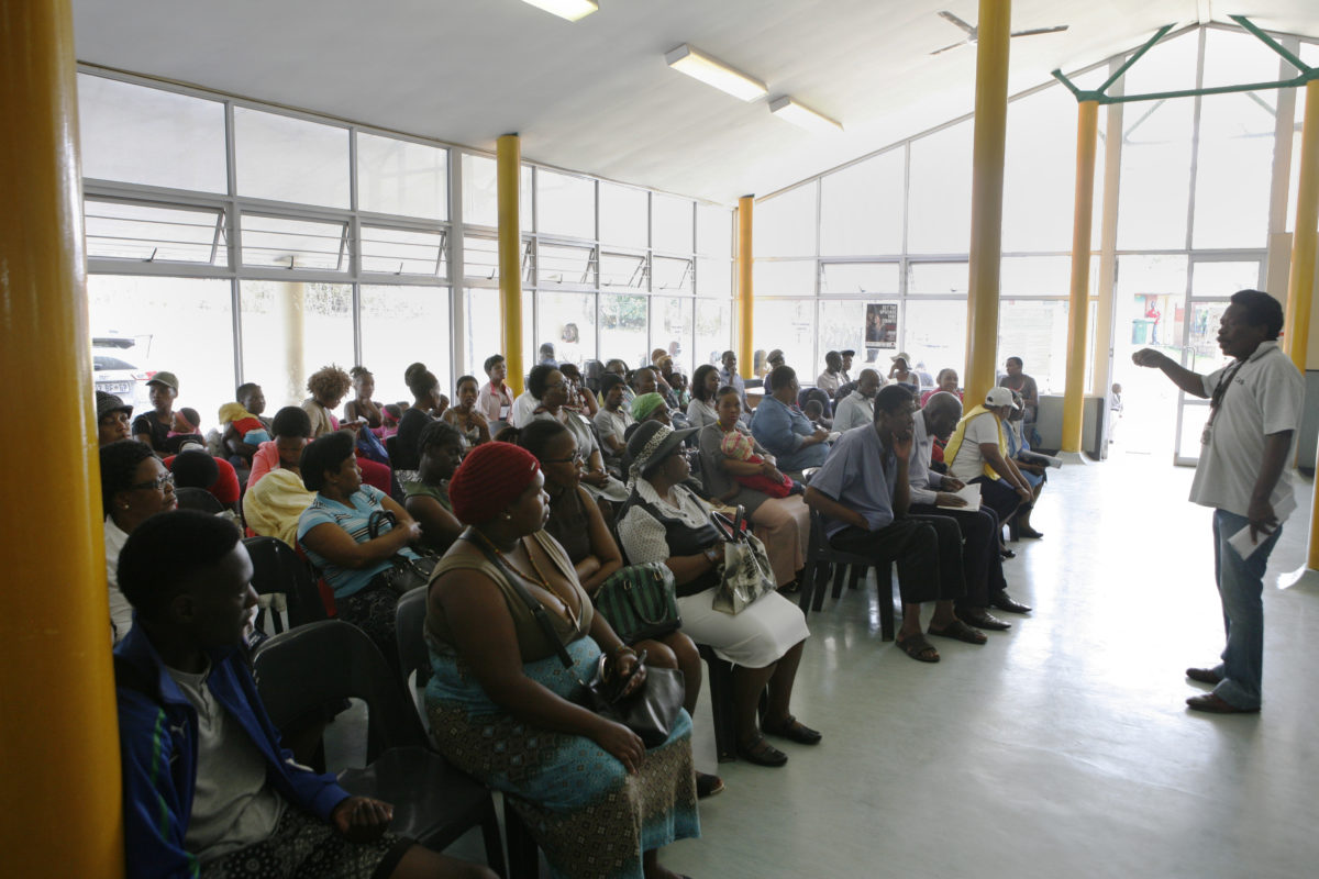 The Union- MDRTB, Inanda Seminary Clinic Community TB Awarenes Talk. KwaZulu Natal, South Africa.